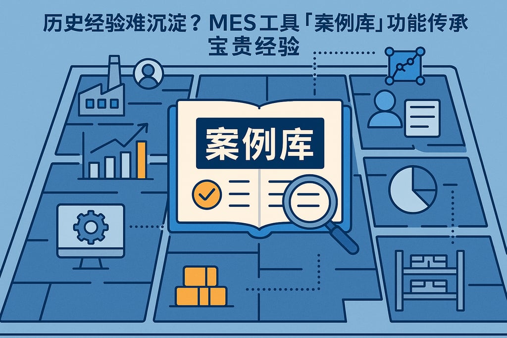 历史经验难沉淀？MES 工具「案例库」功能传承宝贵经验